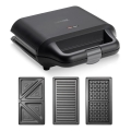 Concept SV3054 - Sandwichera 3en1 700W/230V negro