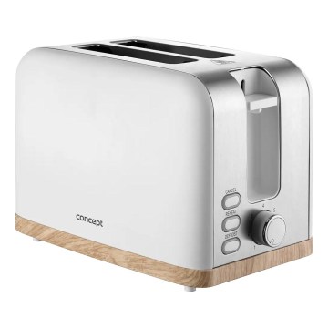 Concept TE2015 - Tostadora de dos ranuras 930W/230V blanca