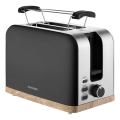 Concept TE2016 - Tostadora de dos ranuras con parrilla para calentar bollos 930W/230V, negro