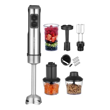 Concept TM5510 - Batidora de mano con accesorios 1500W/230V negro/acero inoxidable