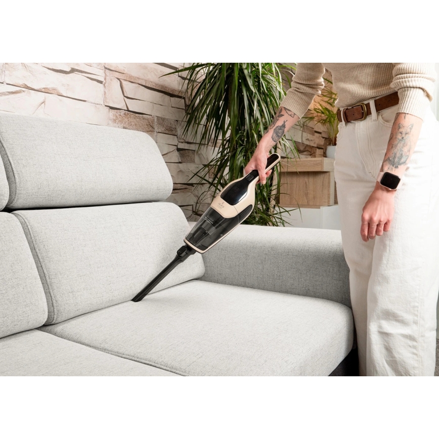 Concept VP4220 - Aspirador escoba inalámbrico 3 en 1 AQUAGLIDE 160W/28,8V 2200 mAh beige