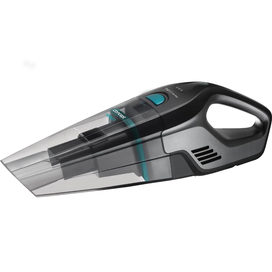 Concept VP4350 - Aspirador de mano Húmedo y Seco RISER 50 W / 7,4 V, 2200 mAh, negro