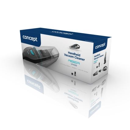 Concept VP4350 - Aspirador de mano Húmedo y Seco RISER 50 W / 7,4 V, 2200 mAh, negro