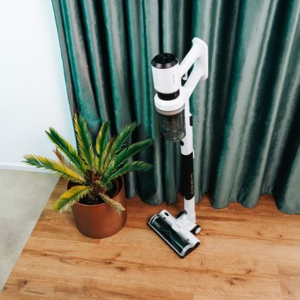 Concept VP6125 - Aspiradora 2 en 1 de escoba y de mano ICONIC Comfort Telescope 400W/29,6V 2000 mAh blanca