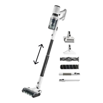 Concept VP6125 - Aspiradora 2 en 1 de escoba y de mano ICONIC Comfort Telescope 400W/29,6V 2000 mAh blanca