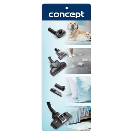 Concept VP8291 - Aspiradora con bolsa PERFECT CLEAN PET EXPERT 700W/230V blanca