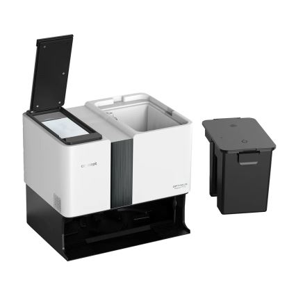 Concept VR4050 - Robot aspirador inteligente 2 en 1 con mopa OPTIMUS AQUA PRO LÁSER 3D, 600W/230V, 5200 mAh, Wi-Fi, blanco