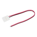 Conector flexible de un solo lado para tiras LED de 2 pines de 8 mm