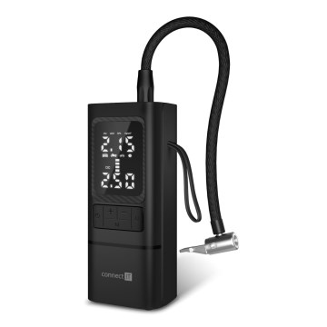 CONNECT IT CFF-4500-BK - Compresor digital de bolsillo AirFlow 80W/6000 mAh negro