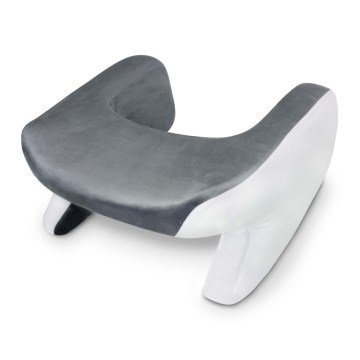 CONNECT IT CFH-1020-GY - Cojín ergonómico ErgoWork para lectura y trabajo, gris/blanco
