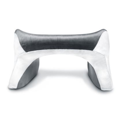 CONNECT IT CFH-1020-GY - Cojín ergonómico ErgoWork para lectura y trabajo, gris/blanco