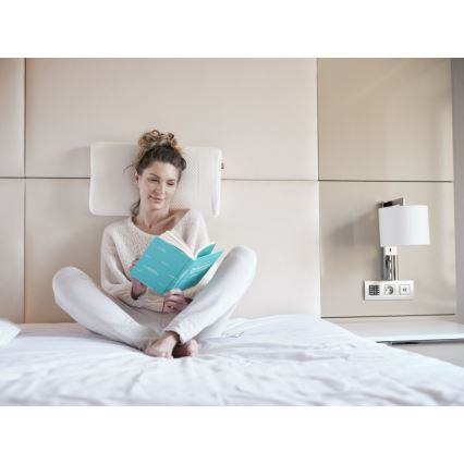 CONNECT IT CFH-6020-WH - Almohada anatómica Taurus blanca