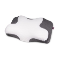 CONNECT IT CFH-6031-WH - Almohada anatómica Lyra blanca/gris