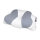 CONNECT IT CFH-6032-WH - Almohada anatómica Gemini blanca/gris