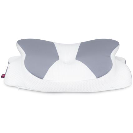 CONNECT IT CFH-6032-WH - Almohada anatómica Gemini blanca/gris