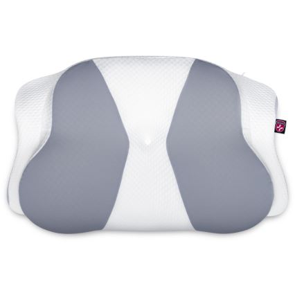 CONNECT IT CFH-6032-WH - Almohada anatómica Gemini blanca/gris