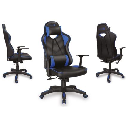 CONNECT IT CGC-0700-BL - Silla gaming LeMans Pro negra/azul
