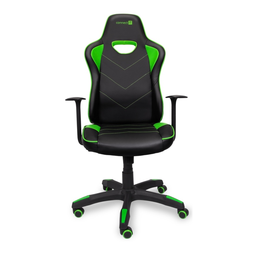 CONNECT IT CGC-0700-GR - Silla gaming LeMans Pro negra/verde