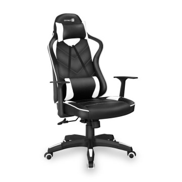 CONNECT IT CGC-0700-WH - Silla gaming LeMans Pro negra/blanca
