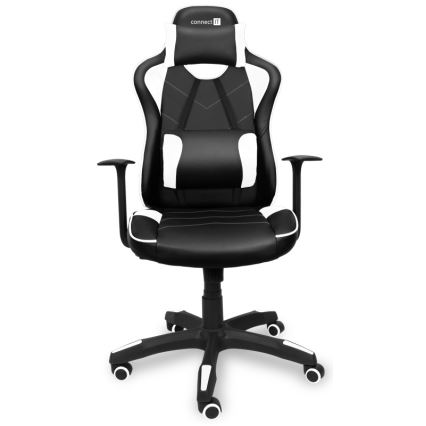 CONNECT IT CGC-0700-WH - Silla gaming LeMans Pro negra/blanca
