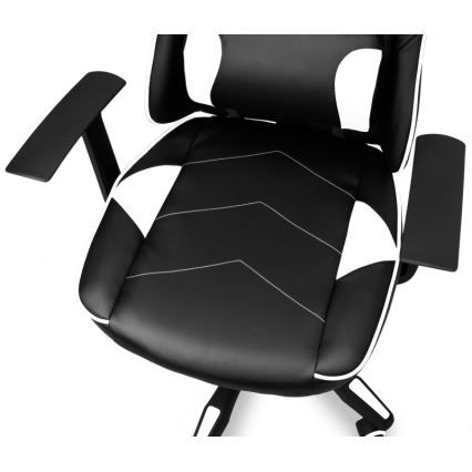CONNECT IT CGC-0700-WH - Silla gaming LeMans Pro negra/blanca