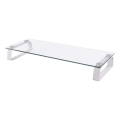 CONNECT IT CI-1135 - Base de vidrio multifuncional transparente/blanco