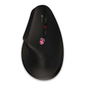 CONNECT IT CMO-2880-BK - Ratón inalámbrico ergonómico Verti TriMode 1000/1600/2400 DPI 2xAAA negro
