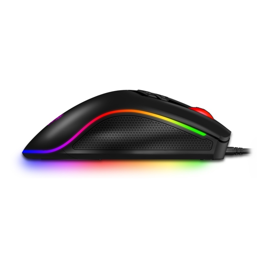 CONNECT IT CMO-3591-BK - Ratón gaming con cable LED RGB 500-7200 DPI negro
