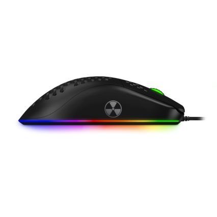 CONNECT IT CMO-5511-BK - Ratón gaming con cable LED RGB 200-12800 DPI negro