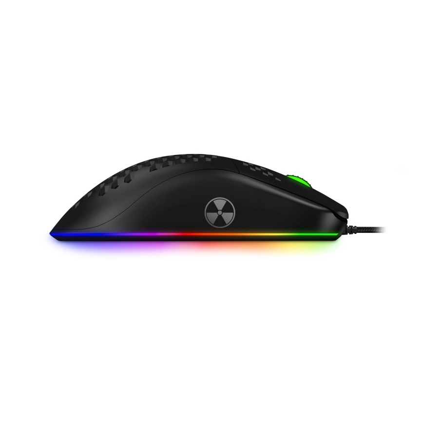 CONNECT IT CMO-5511-BK - Ratón gaming con cable LED RGB 200-12800 DPI negro