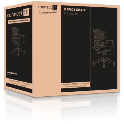 CONNECT IT COC-1020-BK - Silla de oficina ForHealth AlfaPro negra