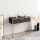 Consola de pared POLKA 76,8x90 cm dorada/negra