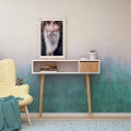 Consola KIOGI 94x100 cm blanca/beige