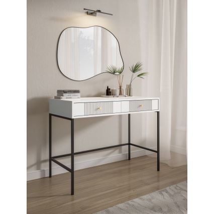 Consola LUE 104x50 cm blanco/negro