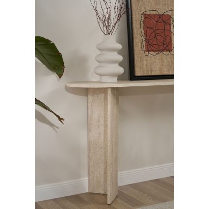 Consola MESA 150x35 cm travertino