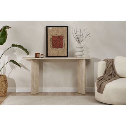 Consola MESA 150x35 cm travertino