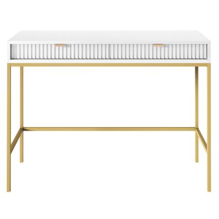 Consola NOVA 77x104 cm blanca/dorada
