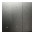 Control remoto de pared SHAPE, 2x AAA, negro