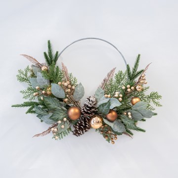 Corona de Navidad, diámetro 55 cm