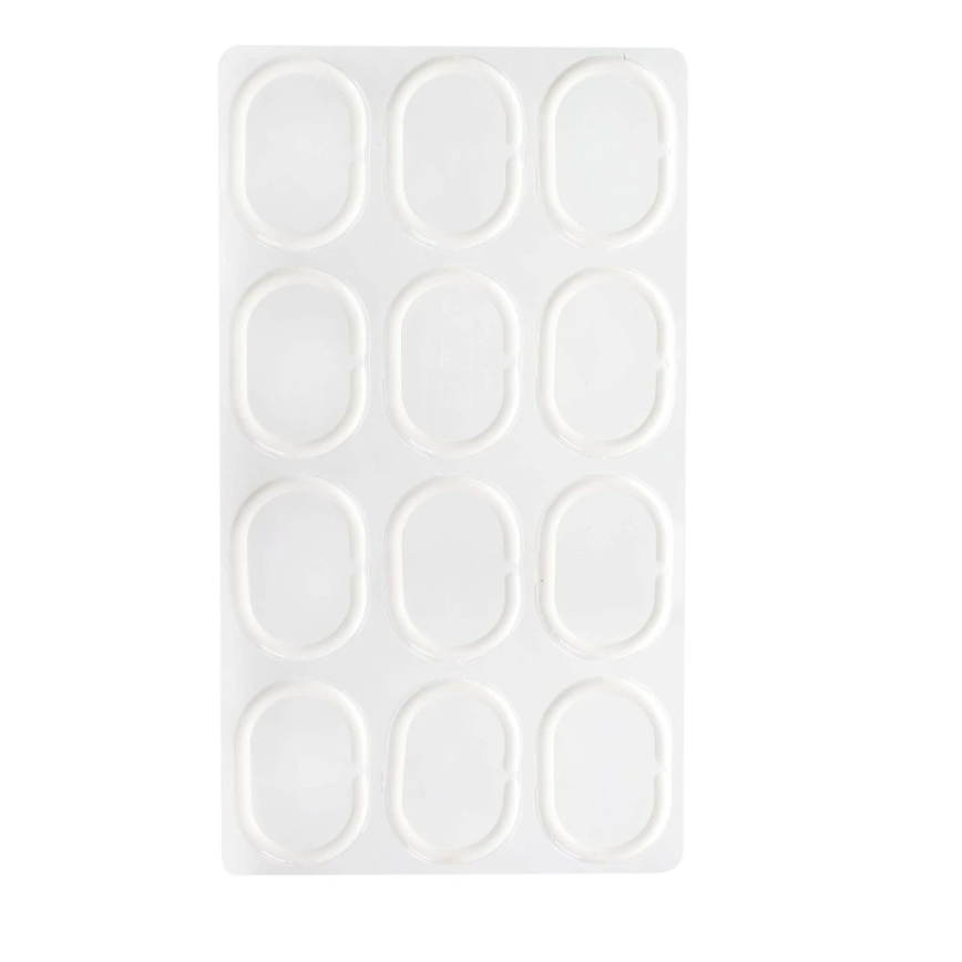 Cortina de ducha TORO EASY 178x199 cm blanco/negro