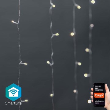 Cortina de Navidad LED 200xLED/8 funciones 6m IP65 Wi-Fi Tuya cálida