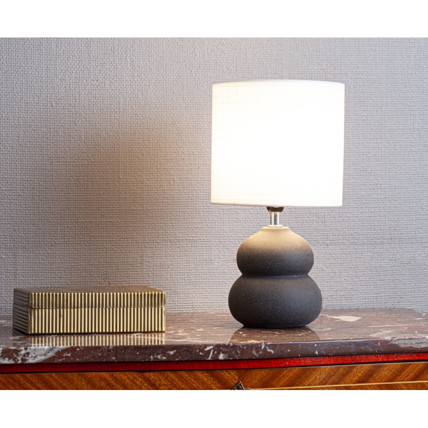 Cottex - Lámpara de mesa LUCIE 1xE14/8W/230V gris