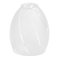 Cristal de repuesto para araña E14, diámetro 7,2 cm, blanco