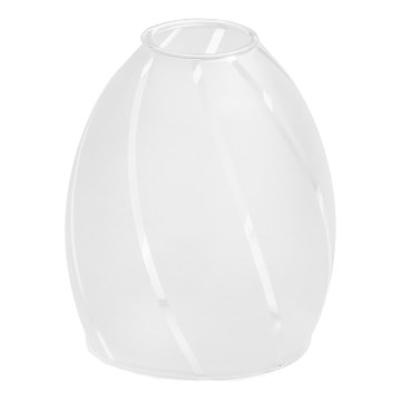 Cristal de repuesto para araña E14, diámetro 7,2 cm, blanco