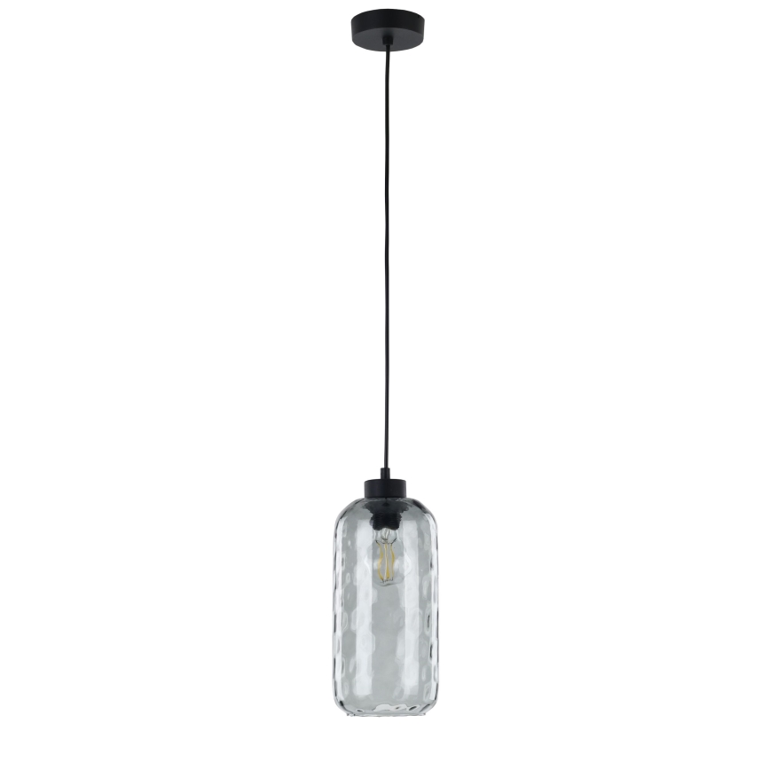 Cristal de repuesto para la lámpara KARO E27, diámetro 14 cm, gris ahumado