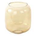 Cristal de repuesto para lámpara colgante E27, diámetro 14 cm, color marrón ahumado