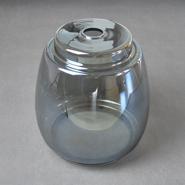 Cristal de repuesto para lámpara colgante PILAR E27, gris ahumado