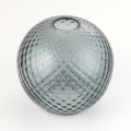 Cristal de repuesto para lámpara de araña y aplique DEVON E27, Ø 18 cm, gris ahumado