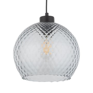 Cristal de repuesto para lámpara de techo y aplique DEVON E27, diámetro 25 cm, gris ahumado