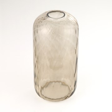 Cristal de repuesto para lámpara KARO E27, Ø 14 cm, marrón ahumado